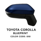 NEW BLUEPRINT Mirror fits 20-25 COROLLA SEDAN Passenger RH Power Heat Signal