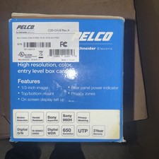 Pelco C20-CH-6 1/3-Inch 650TVL CCD High Resolution Color Box Camera [CTNO]