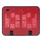  14 Inch Notebook Cooler 5V Dual Fan USB External Laptop Cooling Pad Slim Stand