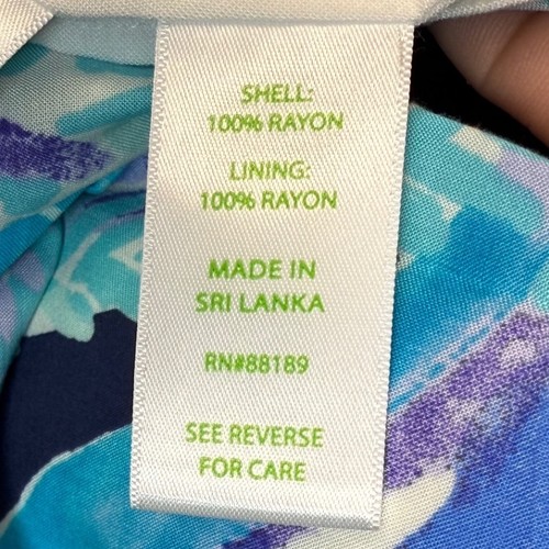 Neu mit Etikett Lilly Pulitzer Nevie schulterfreies Kleid, marineblau Alotta Colada, Größe Small - Bild 12 von 13