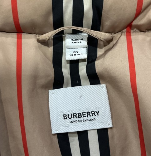 Burberry Kids Check Puffer Jacket Sz 8Y 128cm - Picture 5 of 7