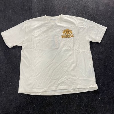 RHUDE Cresta Cigar Short Sleeve Tee Women's Size M VTG White