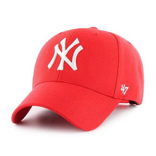 47 Brand MLB New York Yankees '47 MVP Snapback Cap Curved Baseball Cap Dad Hat - Picture 168 of 190