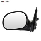 Black Manual Folding Mirror Fits For 1997-2004 Ford F-150 Left Hand Side