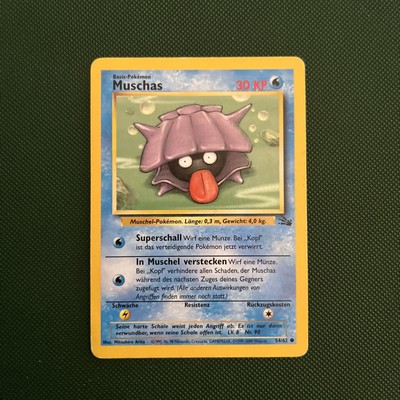 Pokémon Muschas 54/62 DE Common Fossil 1999