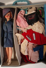 Vintage Tammy Doll With Case Clothes Accessories
