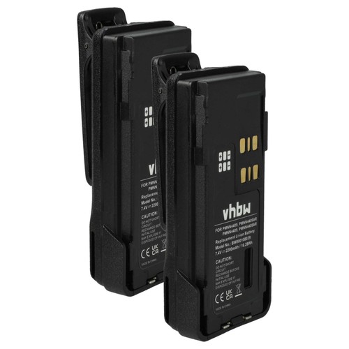 2x Akku für Motorola XPR7350e XPR7380e XPR7000 XPR7380 XPR7350 2200mAh 7,4V