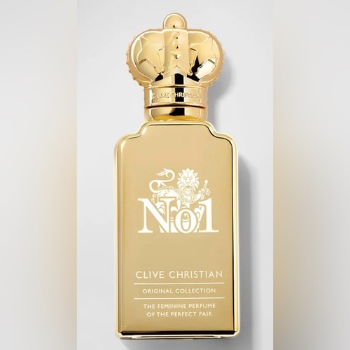 Clive Christian Nº Botella de oro de 1 pulgada nueva en caja para mujer 1,6 OZ - Imagen 2 de 3