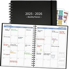 Monthly Planner 2025-2026 (7.4'' X 9.6''), 18 Months Calendar Planner from Jul 2