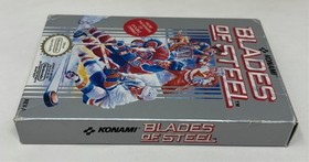 NES Nintendo - Blades of Steel Hockey - CIB Complete / Tested (Konami, 1988)