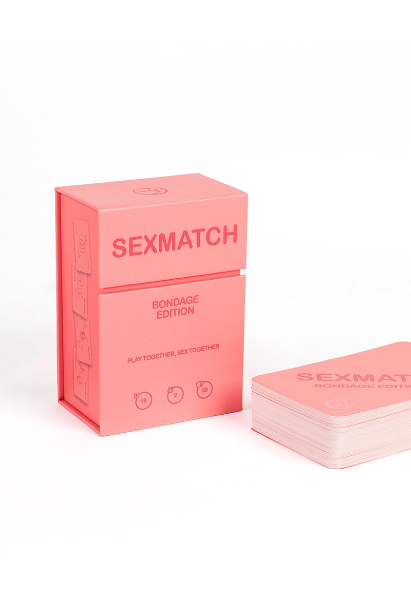 Jeu Sexmatch Bondage Edition Secret Play pour pimenter une soirée romantique en amoureux