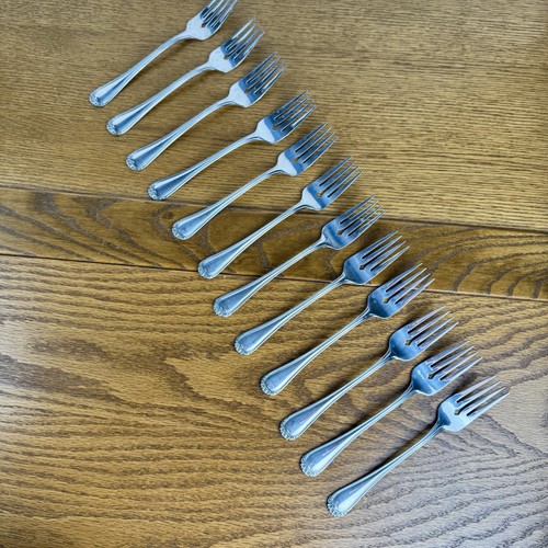 Rogers Rose Trio Stainless Flatware Service For 12 Place Settings Lot 60 Piece - Picture 7 of 19