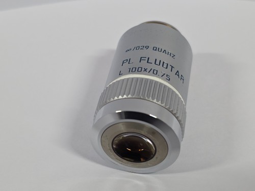 LEICA PL FLUOTAR L 100X / 0.75 ∞/029 Objective Lens 100036 - Picture 1 of 17