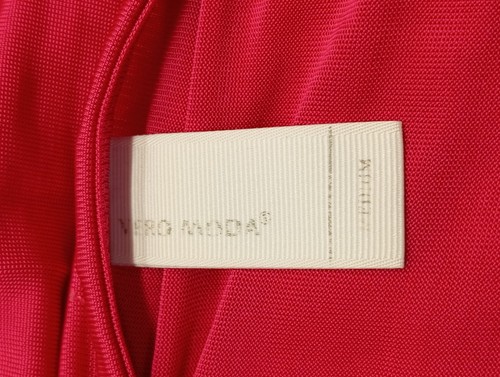 VERO MODA Vestido de manga corta Mujeres Vestido Talla EU 38 rosa-negro - Imagen 4 de 5