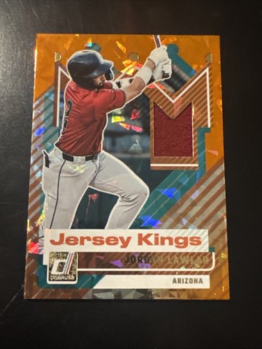2025 Donruss Jersey Kings Relic Jordan Lawlar #JK-JL Orange Ice Parallel DBacks