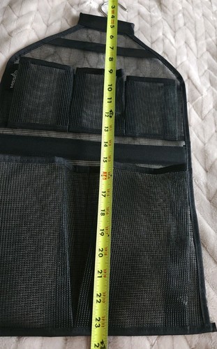 MISSLO Shower Caddy Organizer 5 Pockets Roll up Hanging Bathroom Accessories - Picture 8 of 12