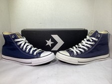 Converse Women’s Size 9 EU 40 Navy Canvas All Star Hi Sneakers AJ-1377