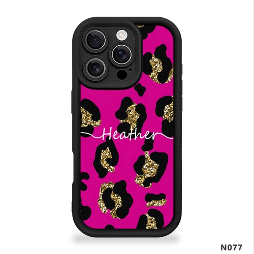 Leopard Pattern Cover For Samsung S24 FE S25 iPhone 16e 15 Pro Custom Phone Case - Bild 17 von 80