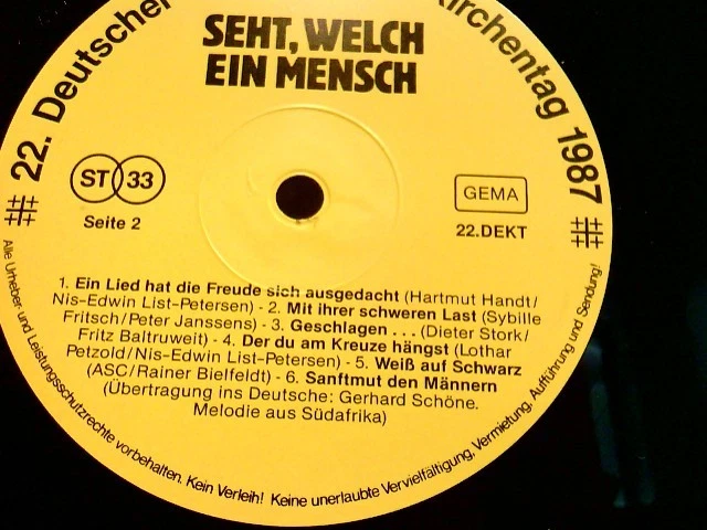Seht, Welch Ein Mensch Religiöse Musik Various: - Bild 4 von 4