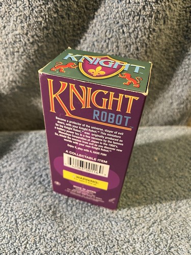 Vintage 1997 Rocket USA "Knight Robot" Tin Wind Up 5" NIB - Picture 8 of 9