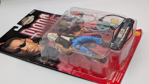 1997 Blade Whistler mit Vampir Plasma Booster Toy Biz Marvel Actionfigur - Neu - Bild 3 von 4