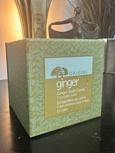 Rare Discontinued New ORIGINS Ginger 12 Ps Bath Candy Fizzy Bath Cubes - Picture 2 of 4