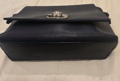 Furla Crossbody Purse, Navy, Everyday, Travel, Saffiano Leather - Picture 8 of 16
