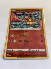 Pokemon Brilliant Stars Magmar 019/172 Reverse Holo Card Common
