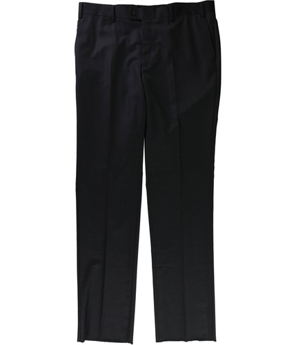 Tags Weekly Mens Flat Front Dress Pants Slacks, Grey, 38W x UnfinishedL