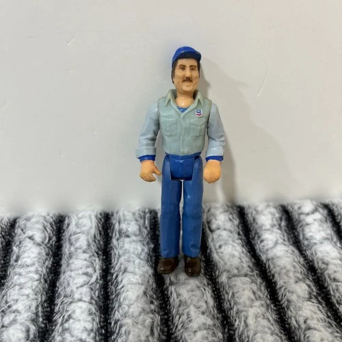 1979 Tonka Toys: Chevron Fuel Truck Driver Figure Gas Attendant