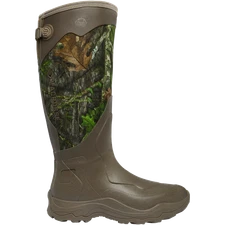 Lacrosse Footwear Men's Alpha Agility 17" NWTF Mossy Oak Snake Boots 302422