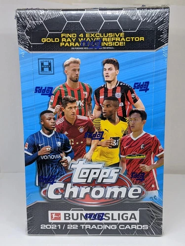 2021/22 TOPPS CHROME BUNDESLIGA SOCCER HOBBY LITE BOX