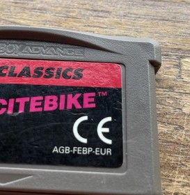 Excitebike Nes Classics Advance Nintendo Gameboy Advance Game, GENUINE!