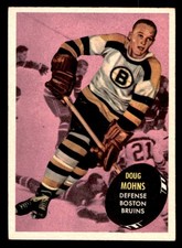 1961 Topps Hockey #10 Doug Mohns EX