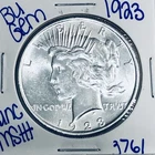 1923 BU UNCIRCULATED SILVER PEACE DOLLAR AUTHENTIC U.S. MINT FREE SHIPPING 3761