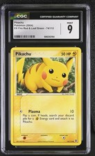 CGC 9 MINT Pikachu 2004 EX Fire Red & Leaf Green 74/112 Pokemon Card