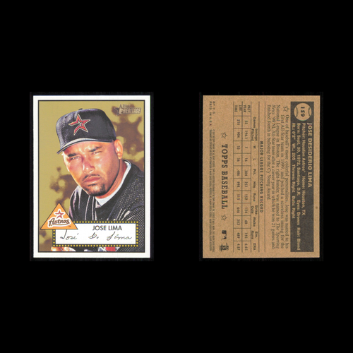 Jose Lima #159 2001 Topps Heritage Houston Astros Baseball Card MLB NM - Picture 3 of 3