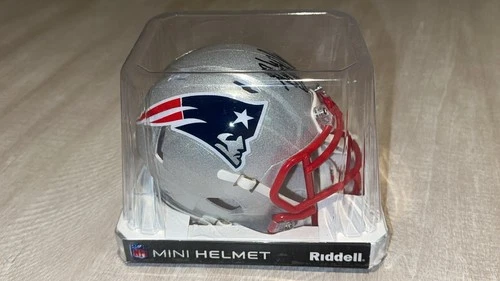 Rob Gronkowski New England Patriots Autographed Signed Mini Helmet Gronk COA
