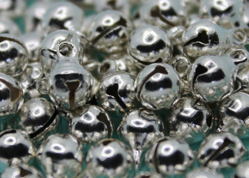 Christmas JINGLE BELLS, 6mm. Various Colours & Packs, ideal for crafts & boho - Picture 15 of 20