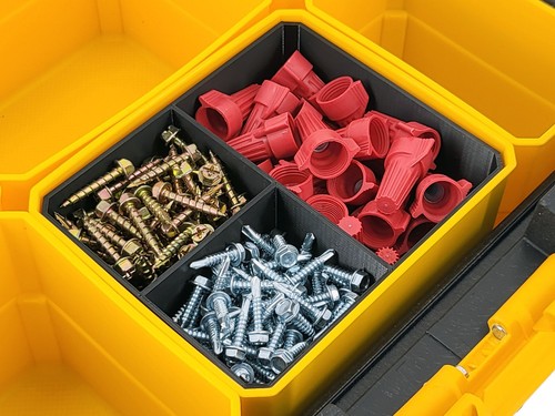 Dewalt ToughSystem Organizer Compatible Large Nesting Cup Insert Bin - Picture 17 of 41