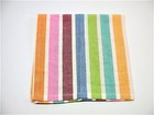 (4) Lintex 100% Cotton Napkins ~ Lollipop Stripe ~ 18" x 18" NEW