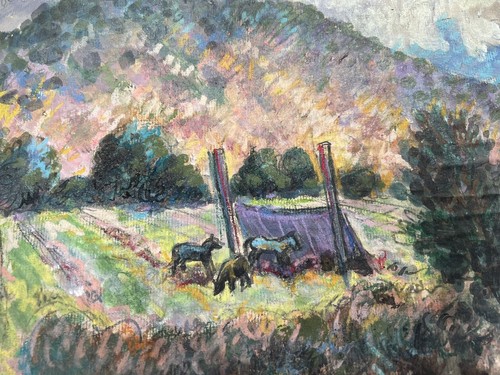 Vintage Landscape Watercolor Painting “Ruidoso New Mexico 1994”  by Bill Rakocy - Picture 5 of 6