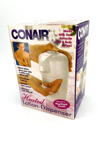 Vtg NOS Conair Heated Lotion Dispenser Model HLD20 Warmer Hand Body Baby GIFT - Picture 5 of 12