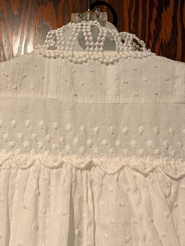 ELLIATT Raro Muestra "Azure" S Blanco Eduardiano/Pradera Encaje Blusa Vestido 3F - Imagen 8 de 14