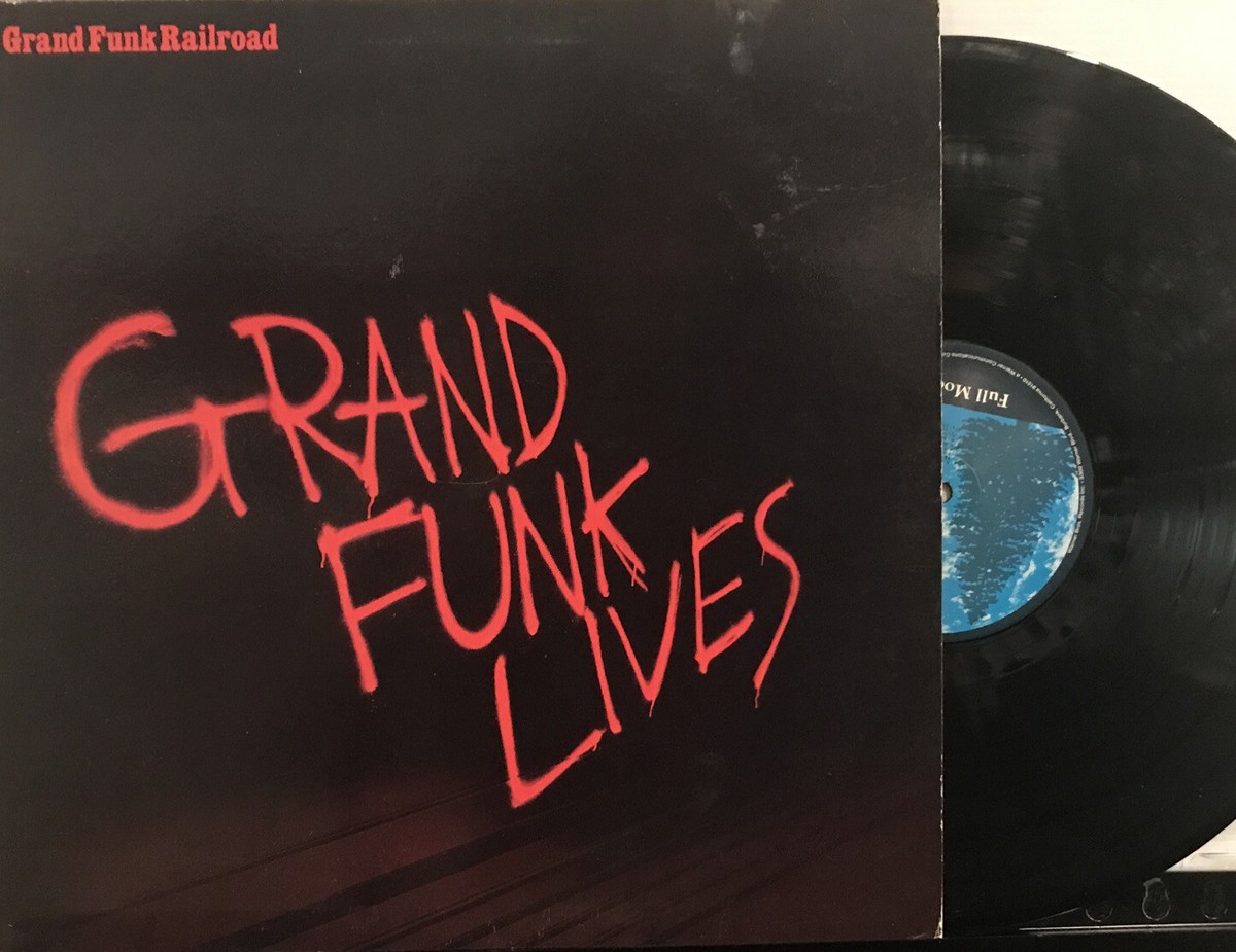 Grand Funk Railroad – Grand Funk Lives LP 1981 Full Moon – FMH