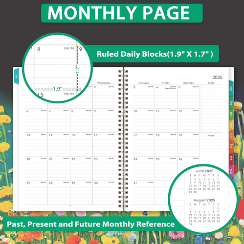2025-2026 Planner - 2025-2026 Planner Weekly and Monthly, July 2025-June 2026, L - Picture 4 of 12