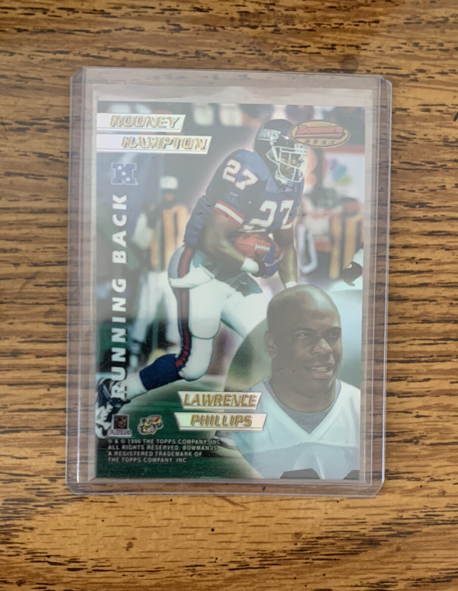🔥MARCUS ALLEN/MARSHALL FAULK 1996 Bowman's Best Mirror Image Refractor #6🔥 - Picture 2 of 4