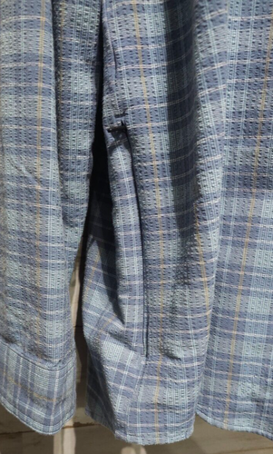 Men's Orvis Active Fit Shirt Size XL Plaid Blue Long Sleeve Button Down & Snap - Picture 7 of 13