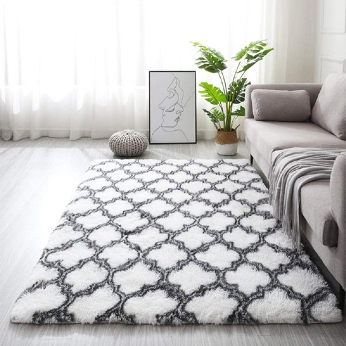 Fluffy Shaggy Rug Large Soft Floor Carpet Rugs Non Slip Mat Living Room Bedroom - Picture 6 of 38