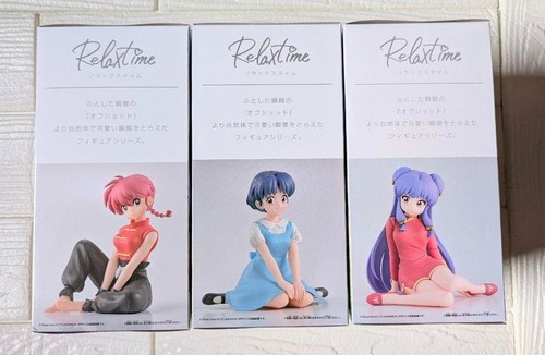 BANPRESTO Ranma 1/2 Relax time Ranma, Akane Tendo & Shampoo Figures Set of 3 F/S - Picture 4 of 6